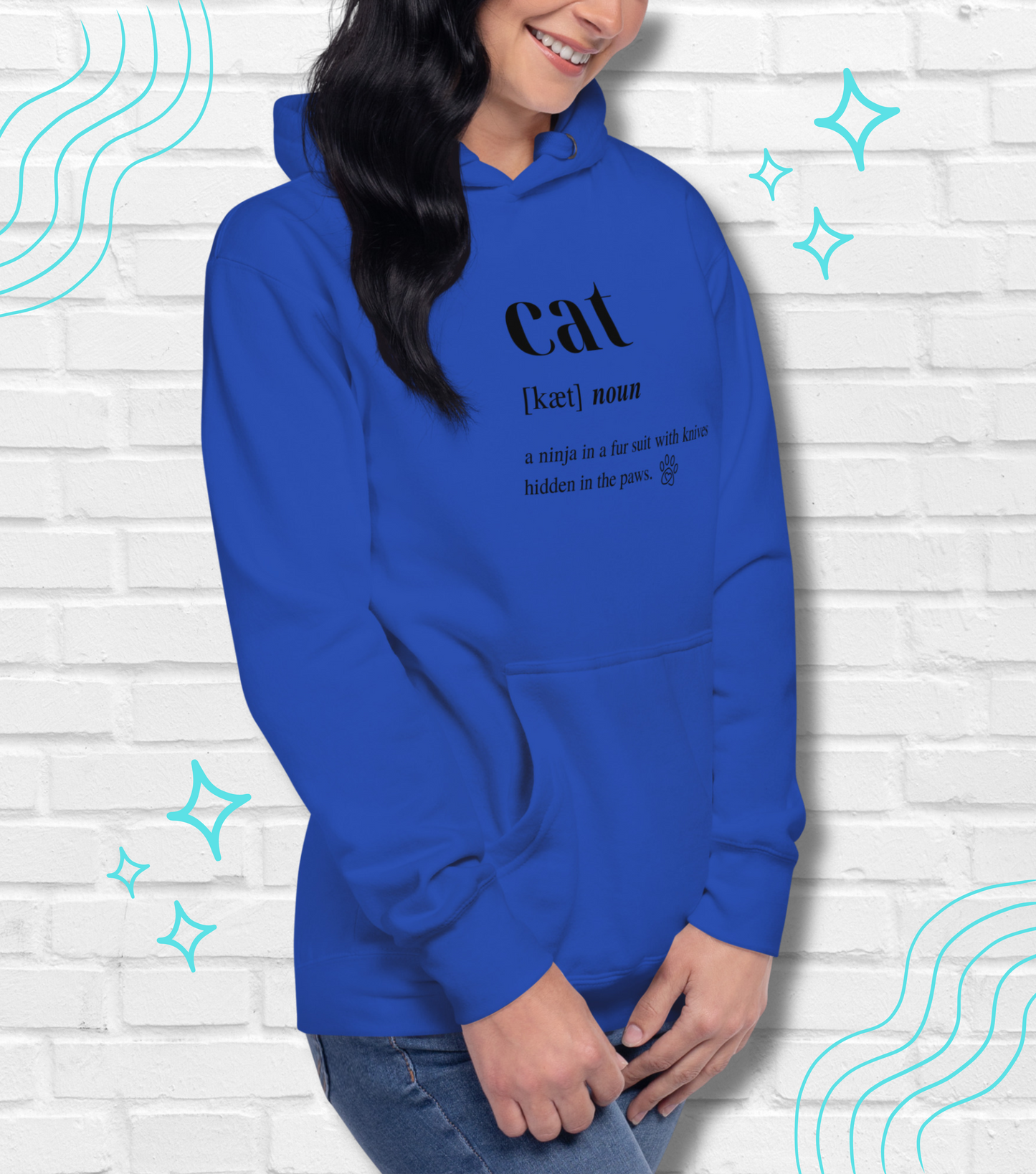 Cat Dictionary Unisex Hoodie