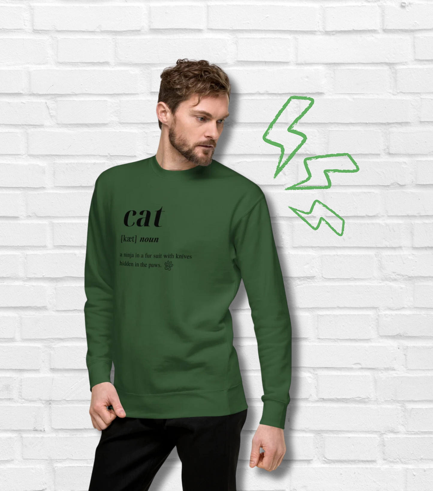 Cat Dictionary Unisex Sweatshirt