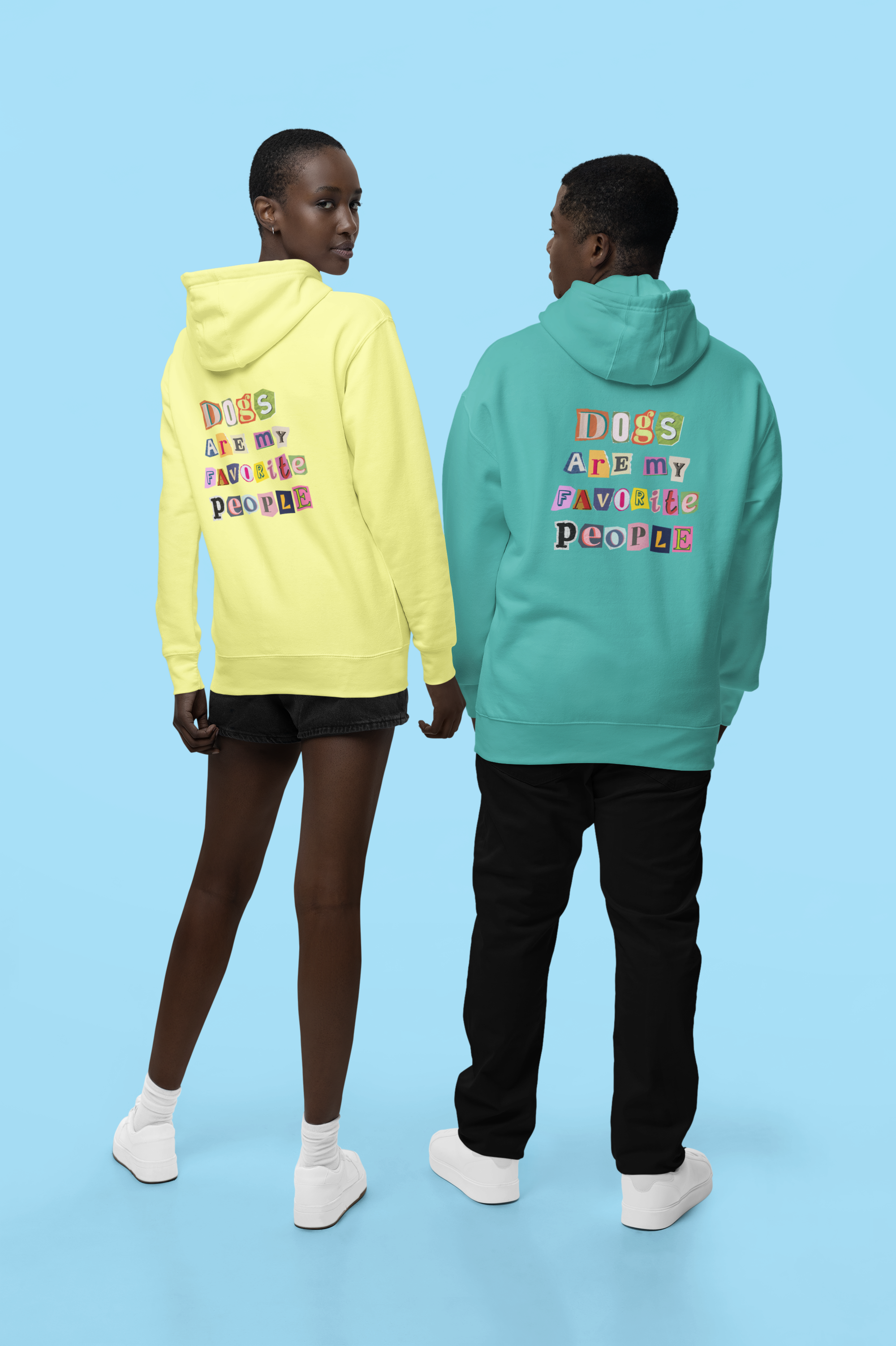 Dogs Are My Favorite People Recycled Blend Unisex Hoodie