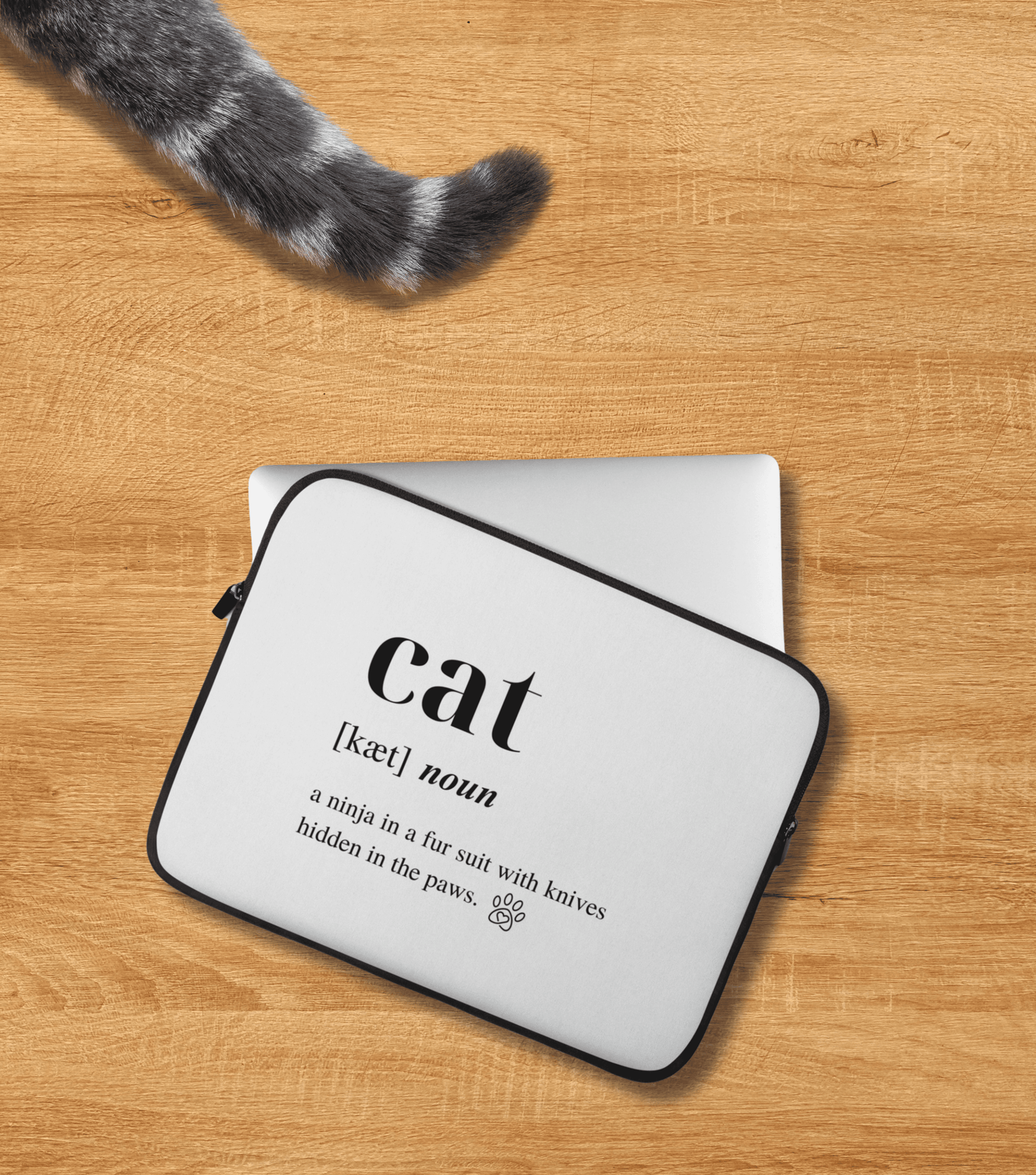 Cat Dictionary Laptop Sleeve