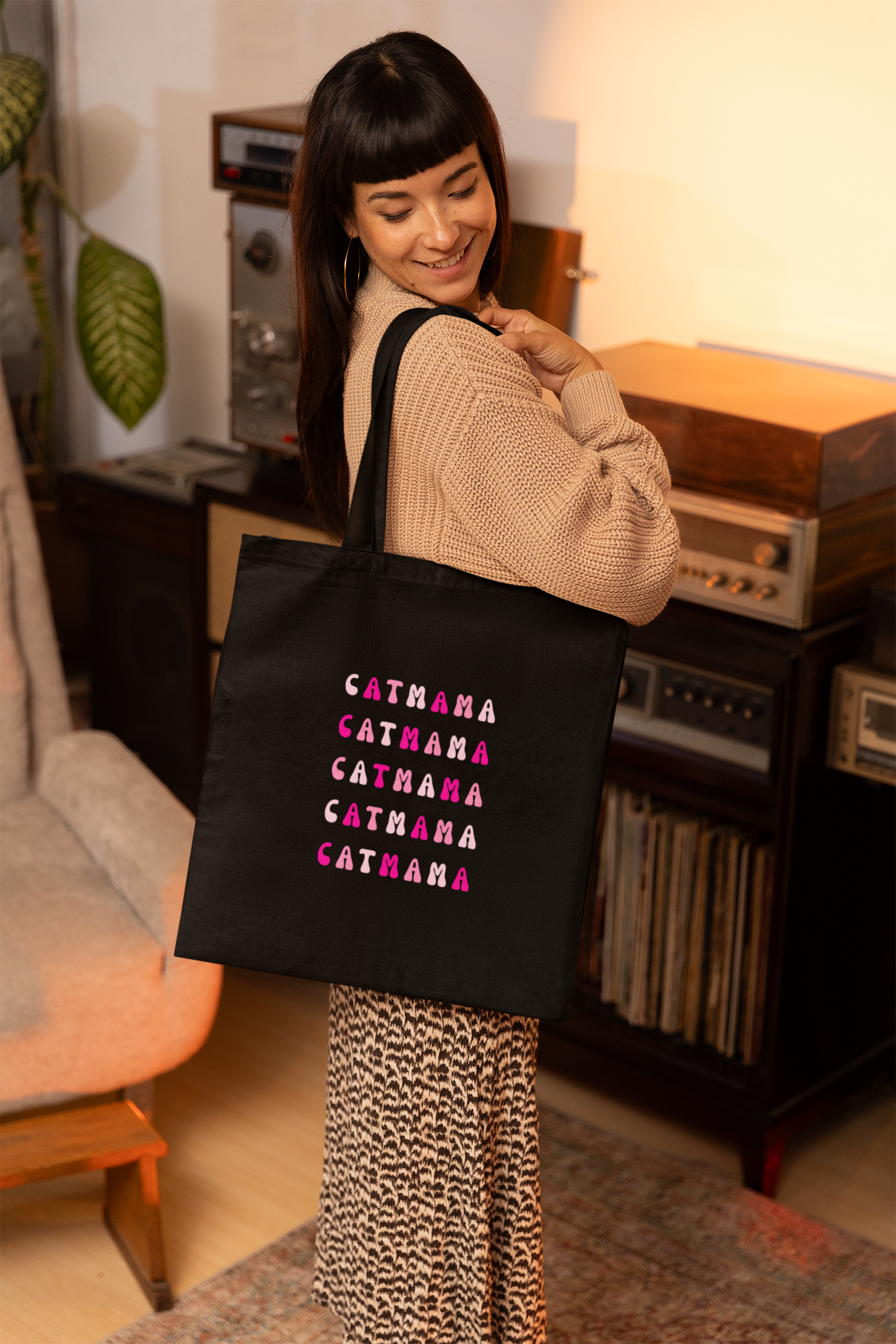 LIMITED EDITION Cat Mama Organic Tote Bag