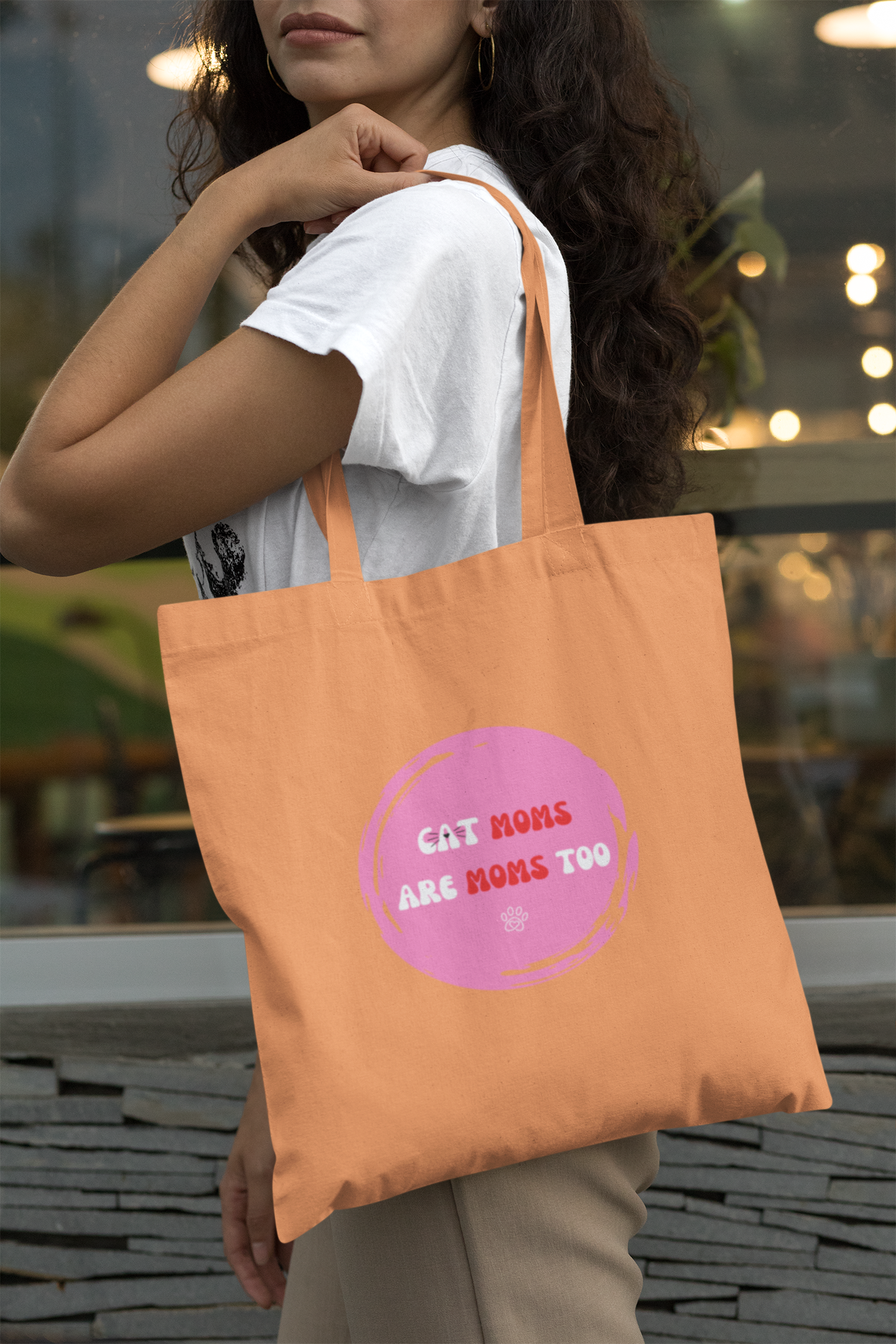 LIMITED EDITION Cat Moms Are Moms Too Organic Tote Bag