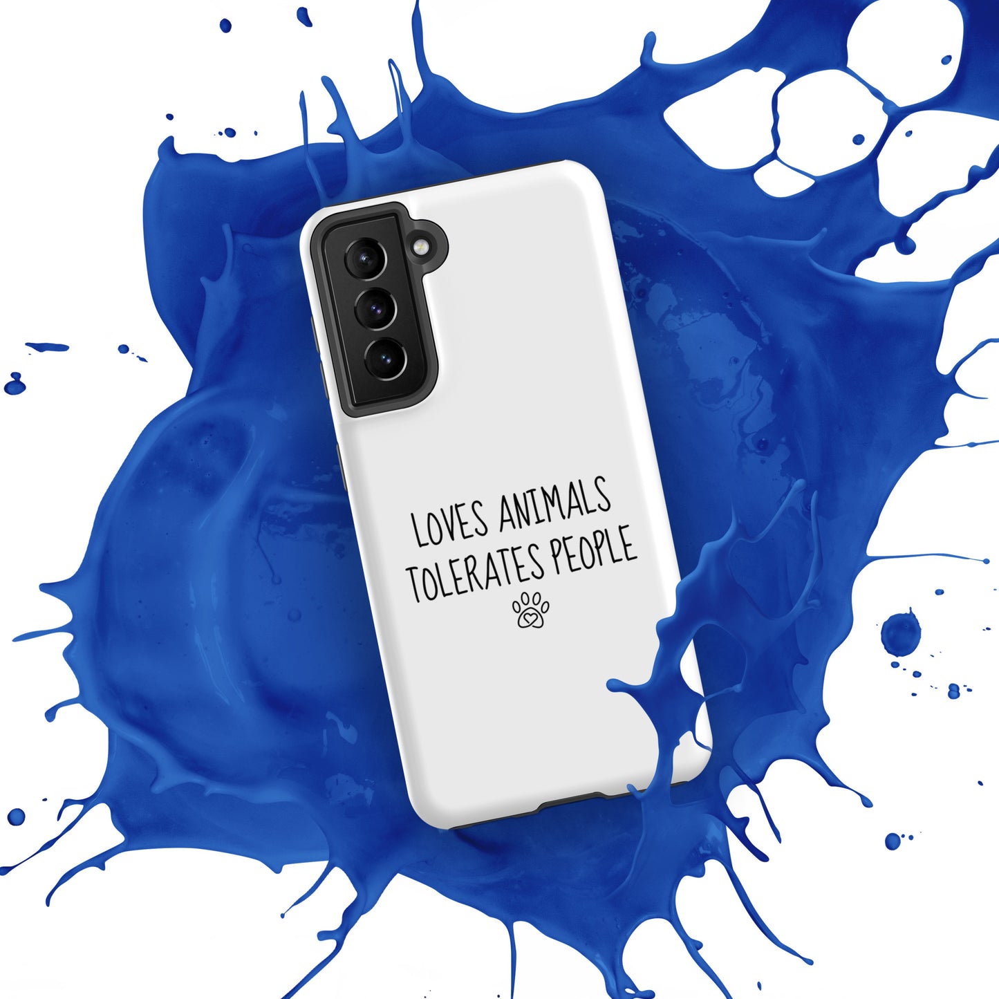 Loves Animals Tolerates People Tough Case for Samsung®