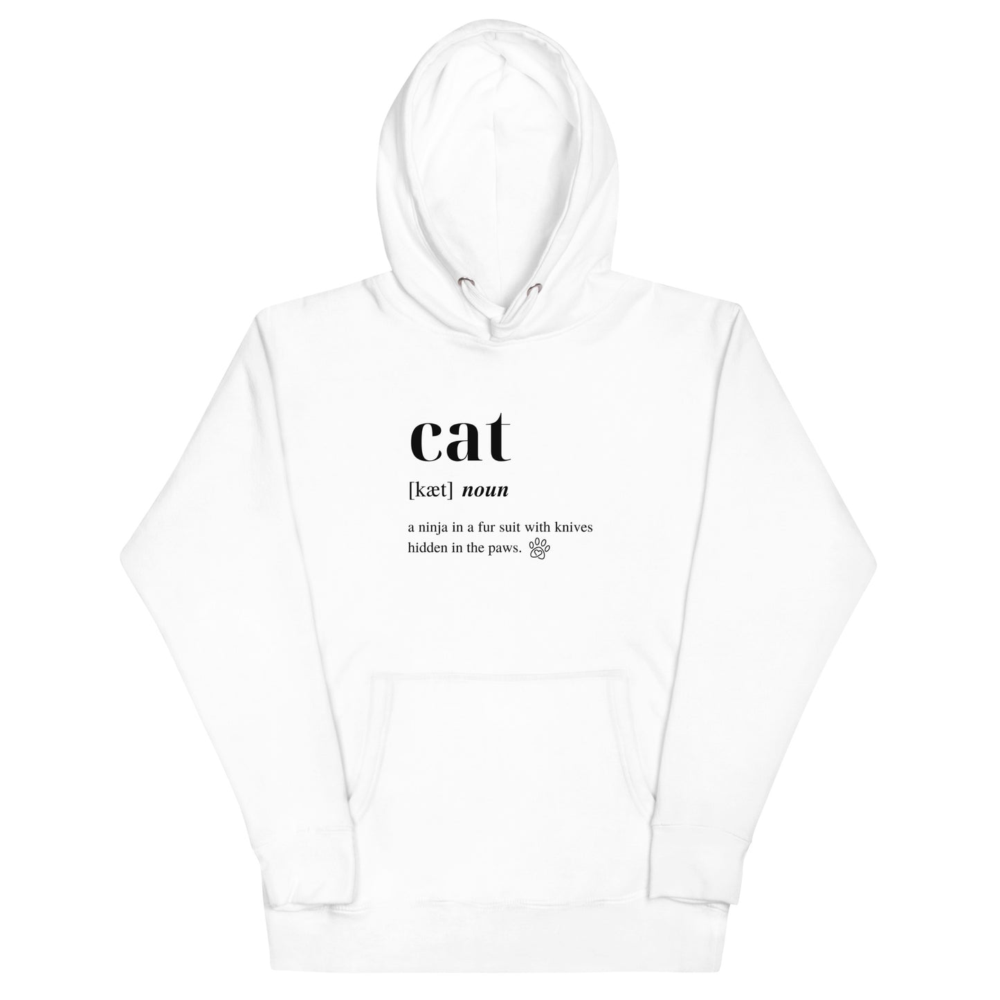 Cat Dictionary Unisex Hoodie