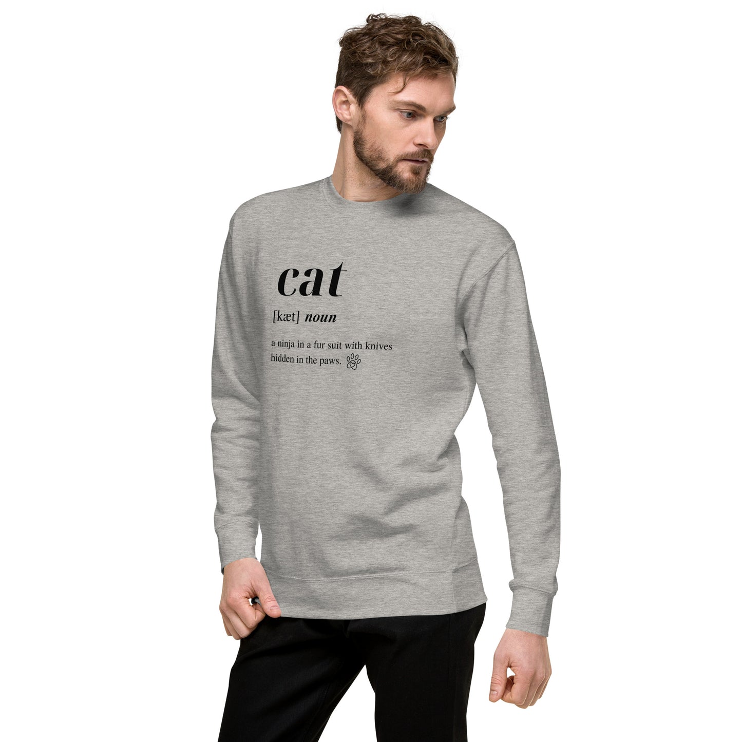 Cat Dictionary Unisex Sweatshirt