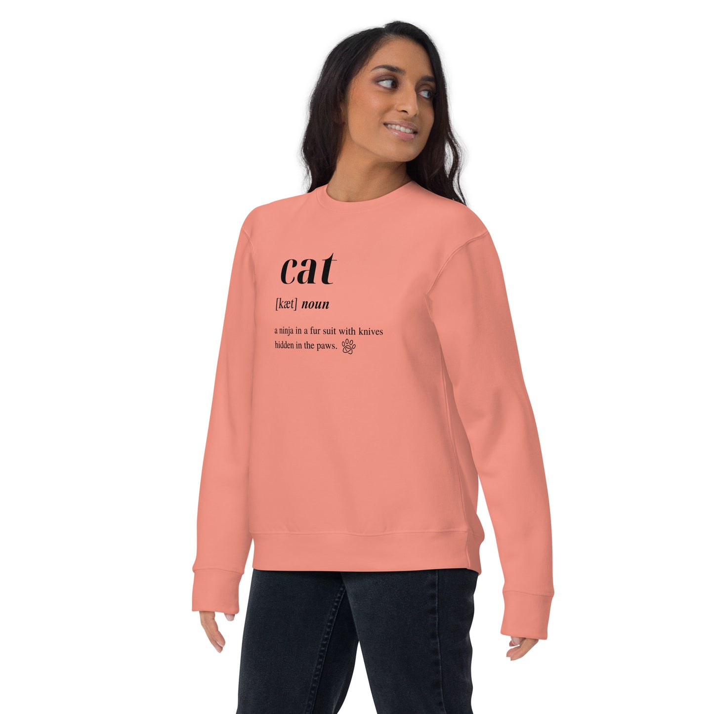 Cat Dictionary Unisex Sweatshirt