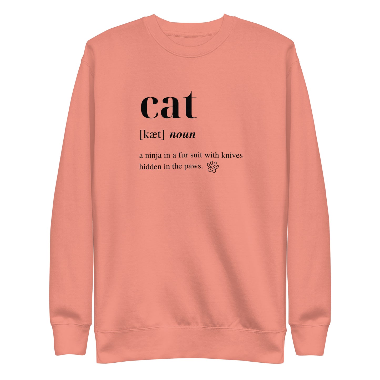 Cat Dictionary Unisex Sweatshirt