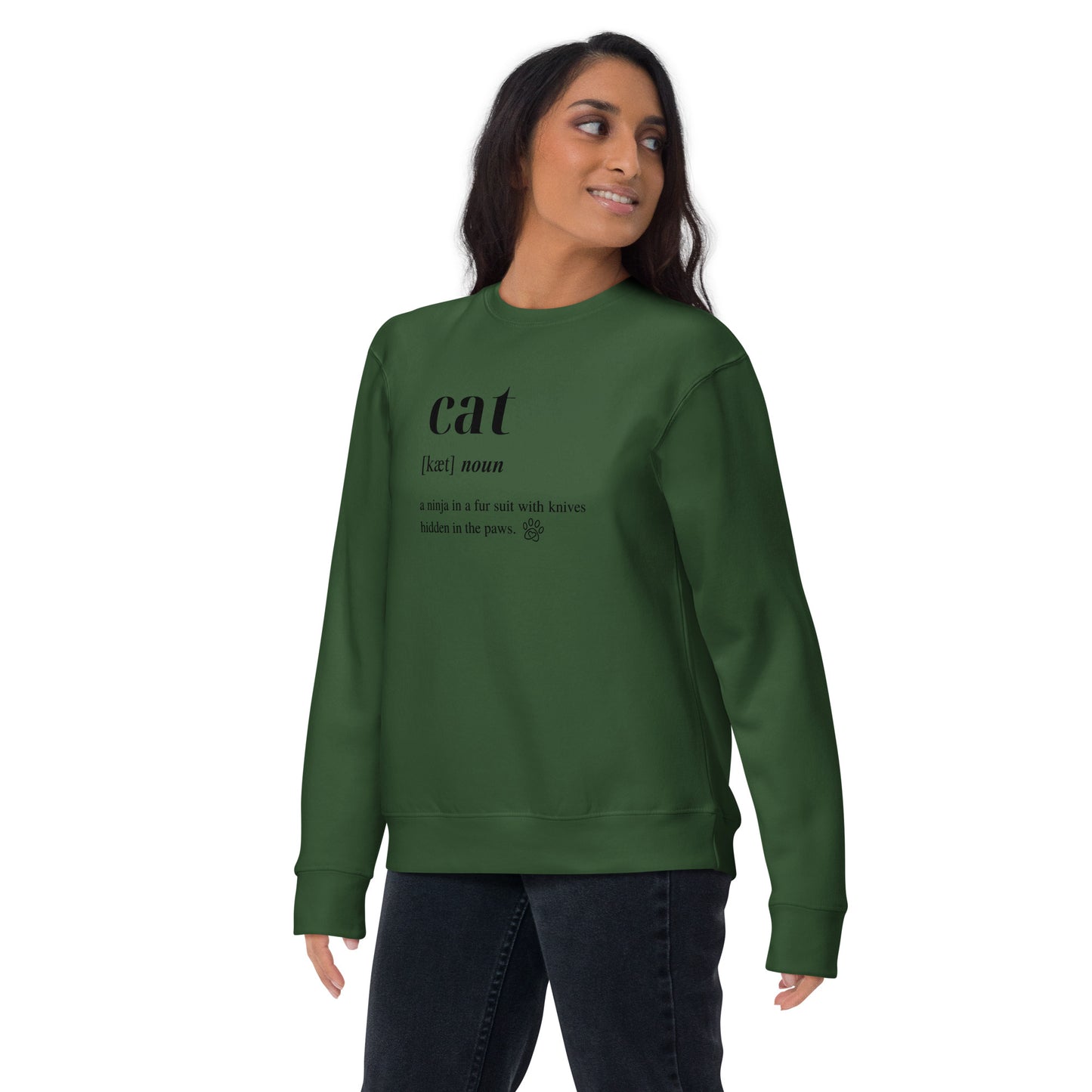 Cat Dictionary Unisex Sweatshirt