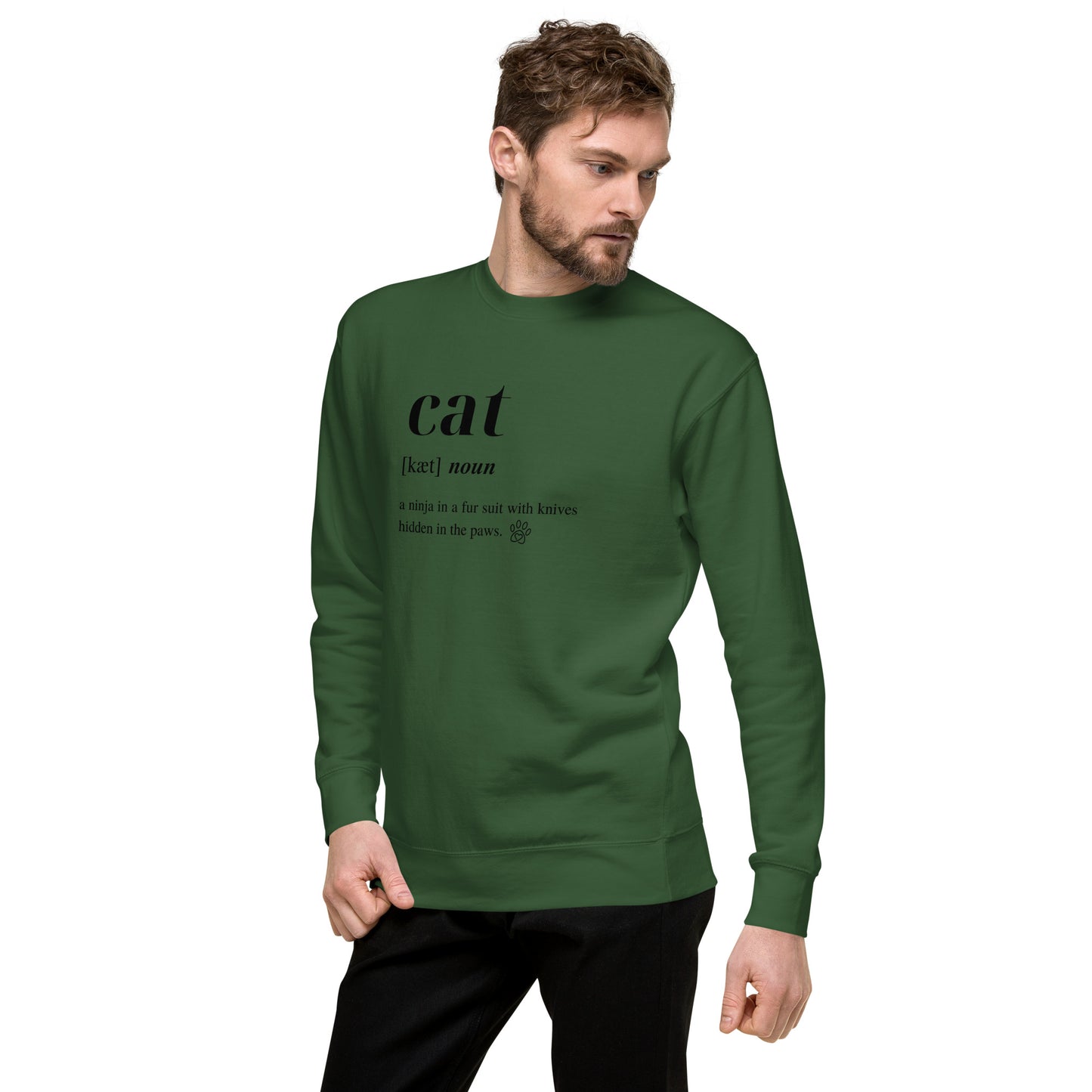 Cat Dictionary Unisex Sweatshirt