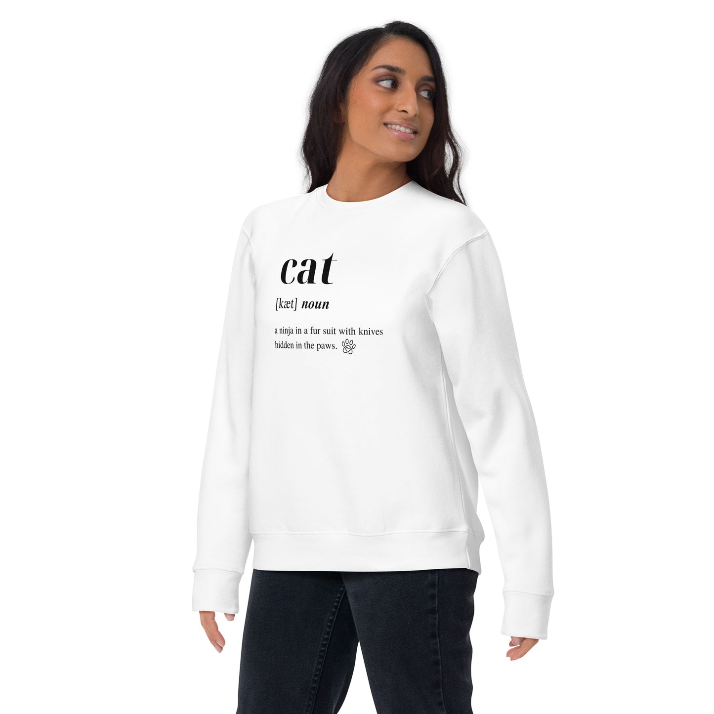 Cat Dictionary Unisex Sweatshirt