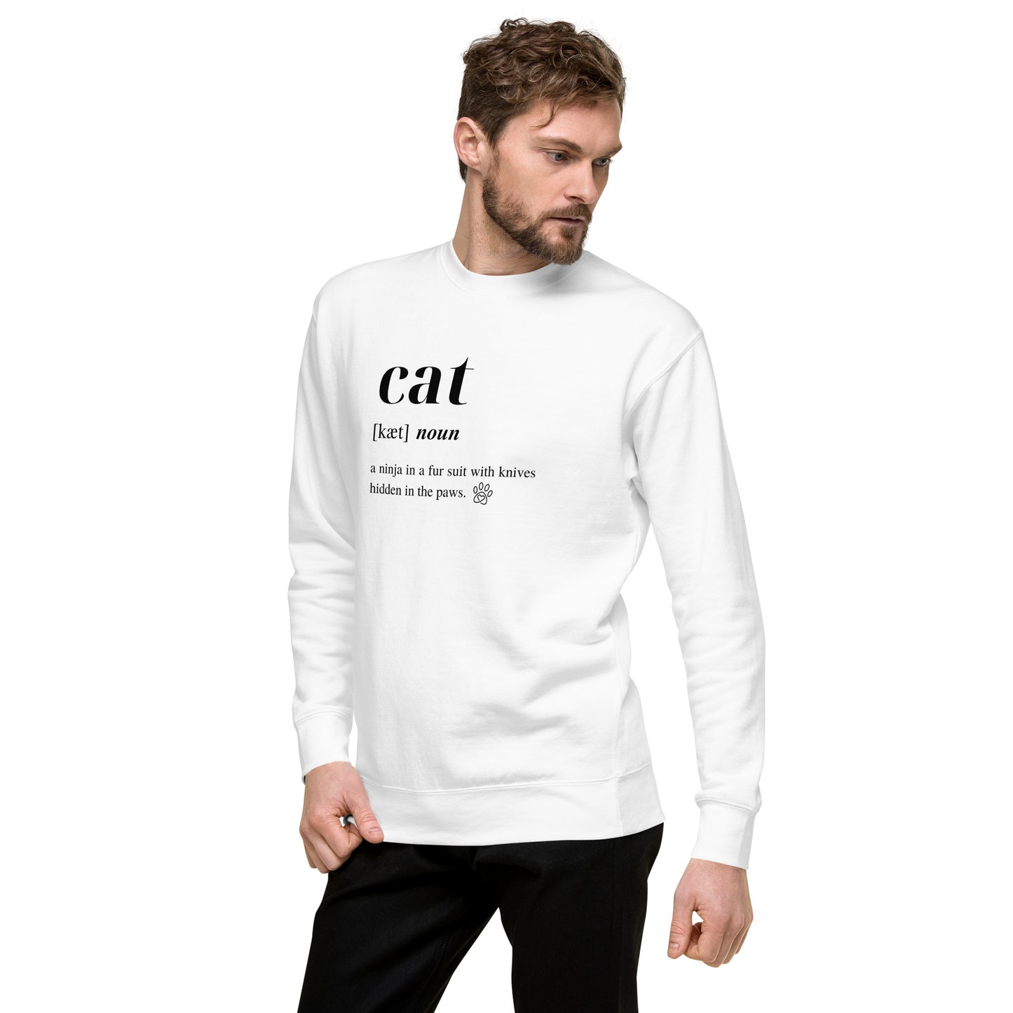 Cat Dictionary Unisex Sweatshirt