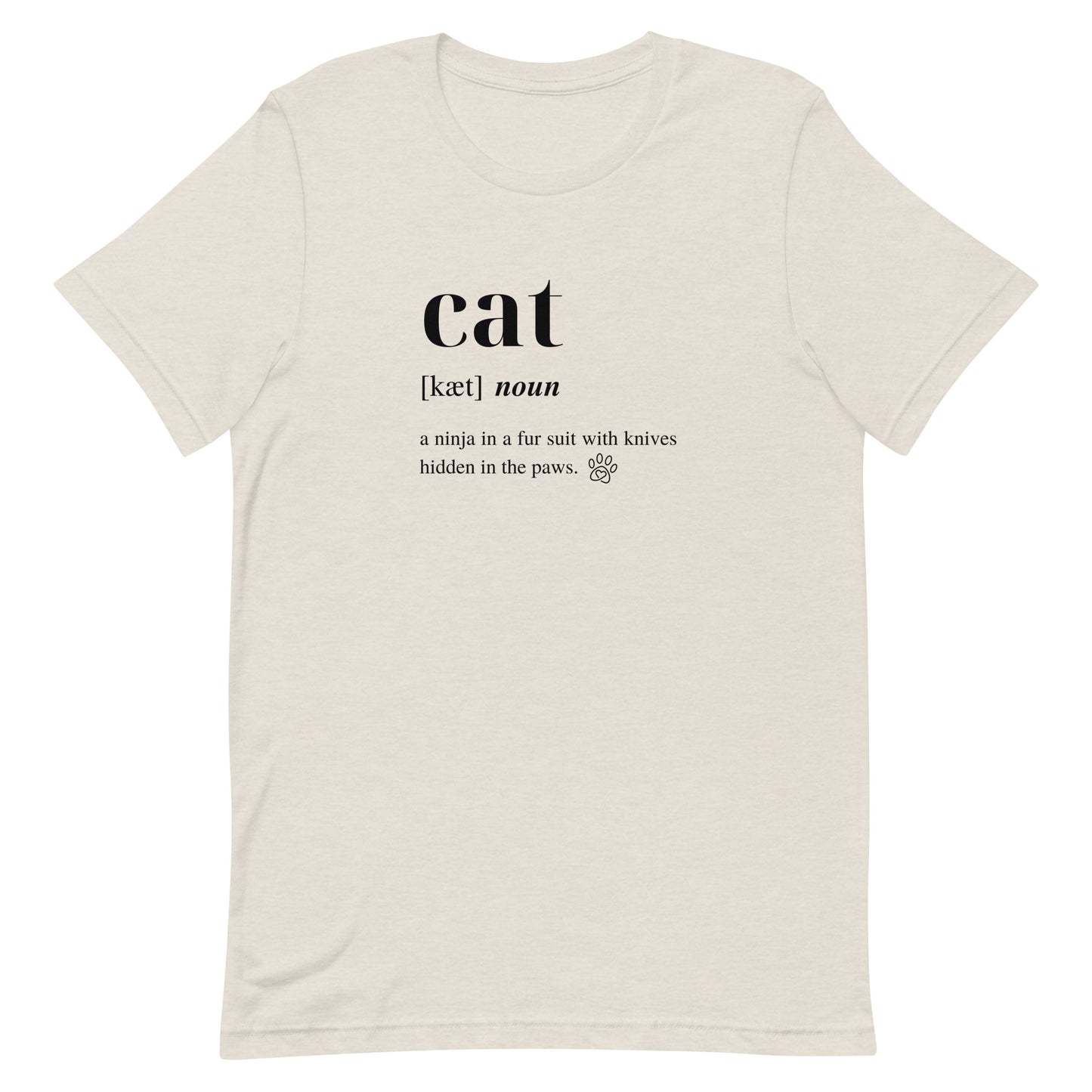 Cat Dictionary Unisex T-Shirt