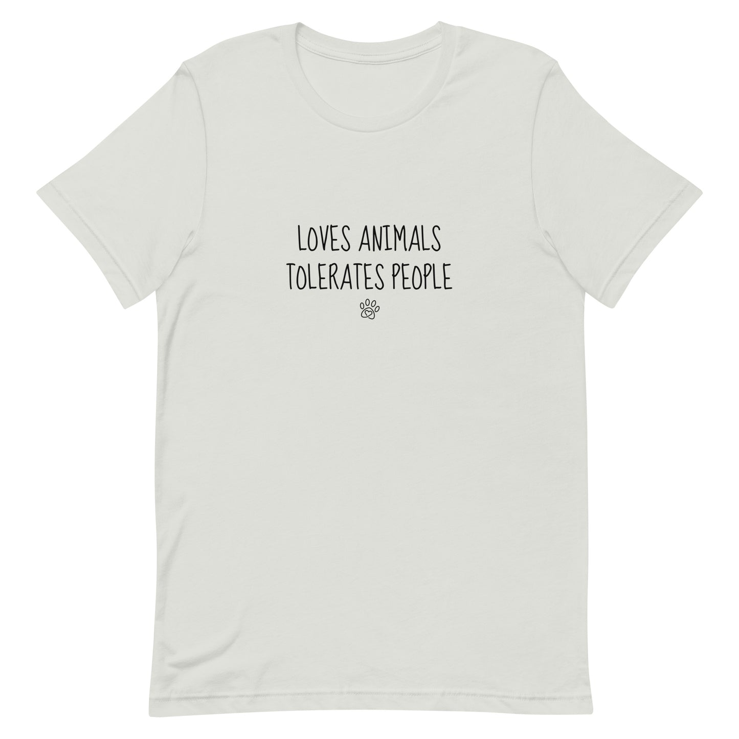 Loves Animals Tolerates People Unisex T-Shirt