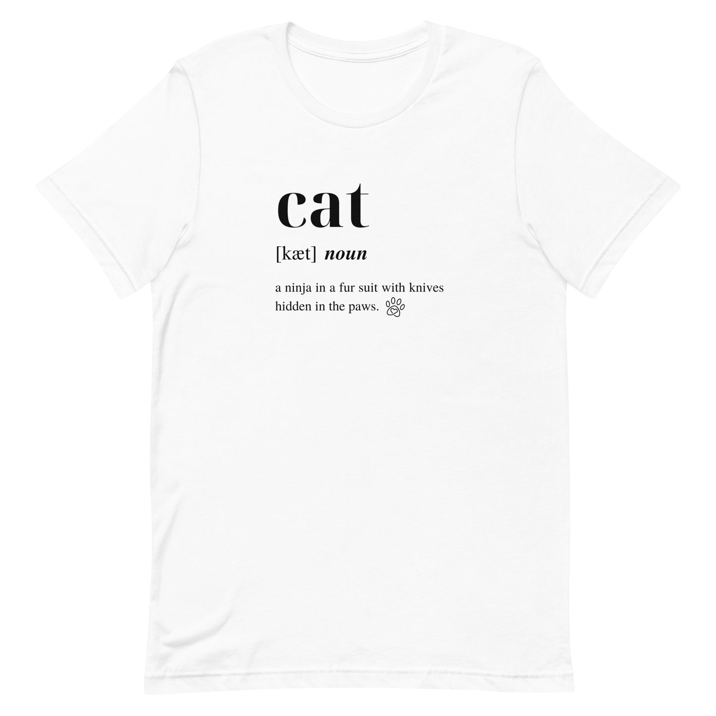 Cat Dictionary Unisex T-Shirt